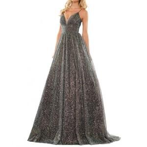 NEW COLORS DRESS kris gown in black